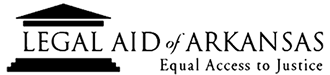 Legal Aid of Arkansas logo.