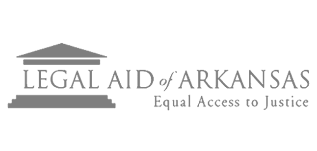 Legal Aid of Arkansas logo.
